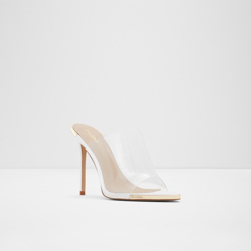 Aldo Afeadan Heeled Sandals Dame Hvide | 560782XCV