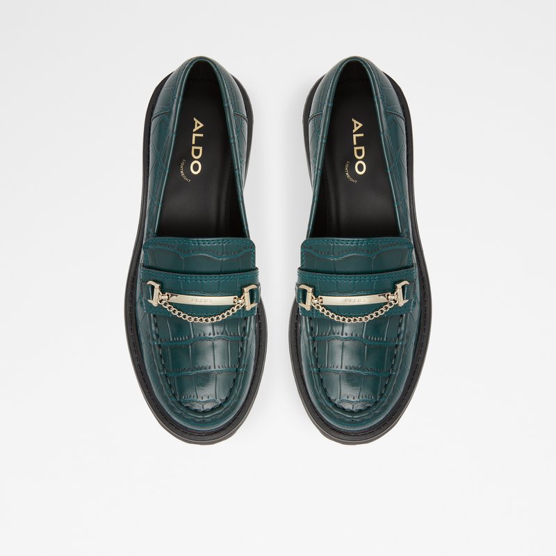 Aldo Bigstep Loafers Dame Mørkegrøn | 159423QKV