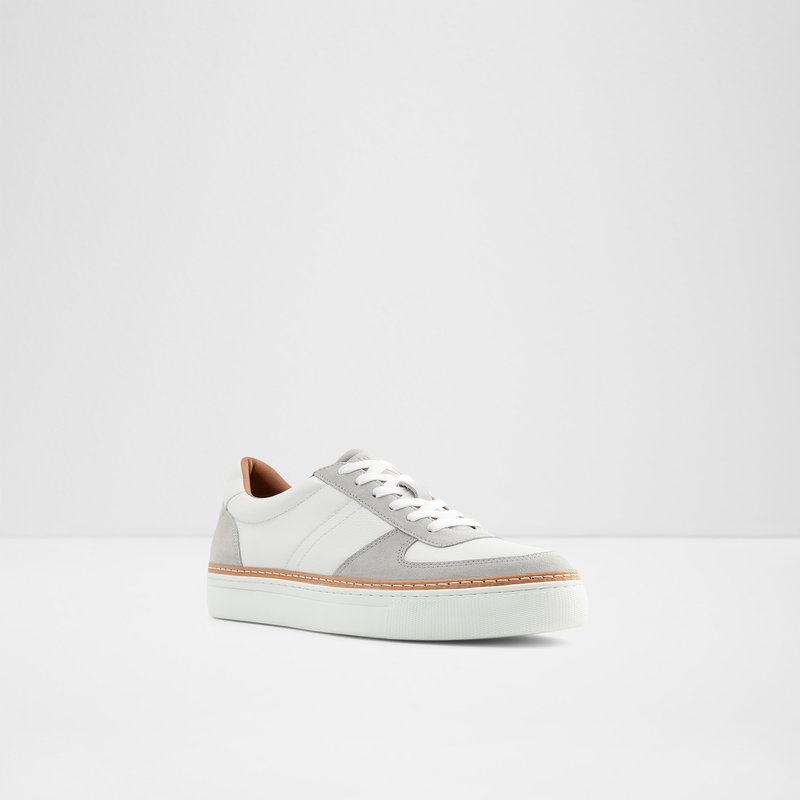 Aldo Checkers Low Sneakers Herre Lysegrå | 085723QZX