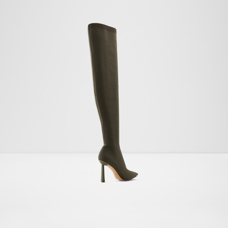 Aldo Crulla Over The Knee-Boots Dame Khaki | 801672URQ