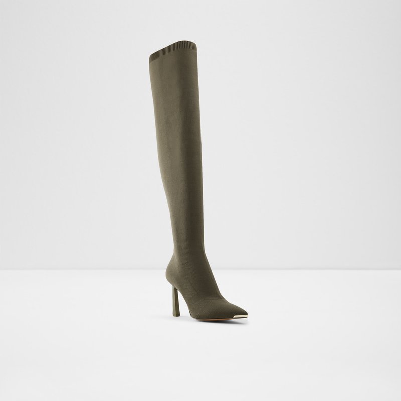 Aldo Crulla Over The Knee-Boots Dame Khaki | 801672URQ