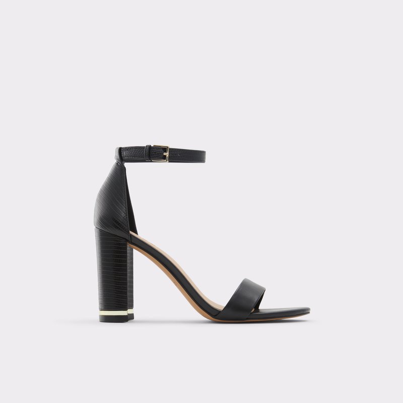 Aldo Frilajan Heeled Sandals Dame Sort | 687405SNU