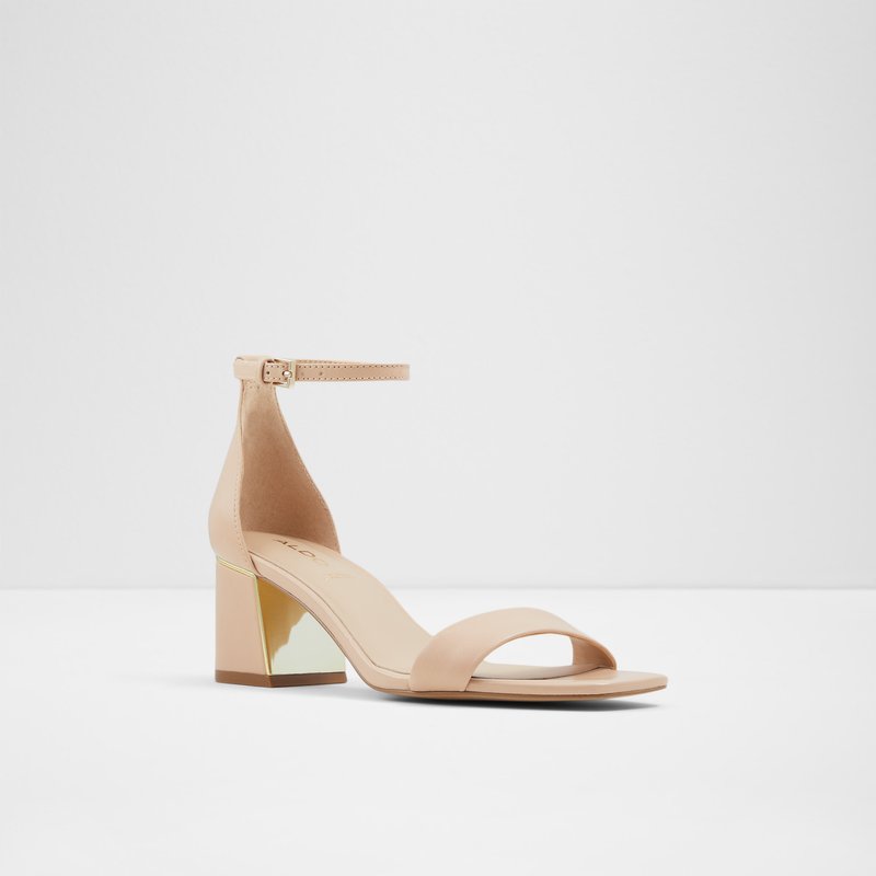 Aldo Kedeaviel Blokhæl Dame Beige | 463019LWQ