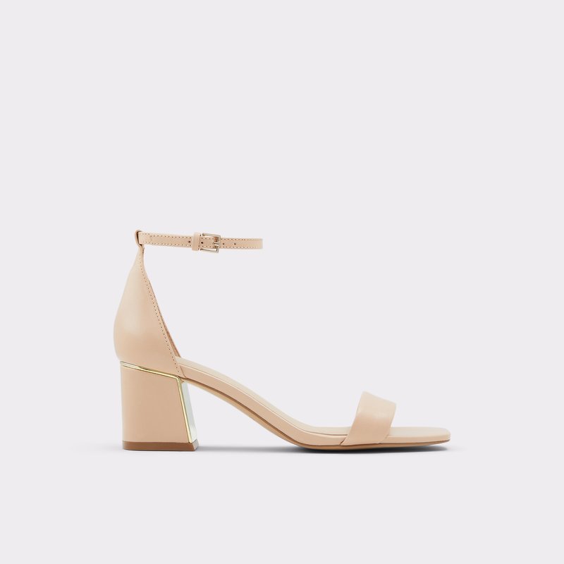 Aldo Kedeaviel Blokhæl Dame Beige | 463019LWQ