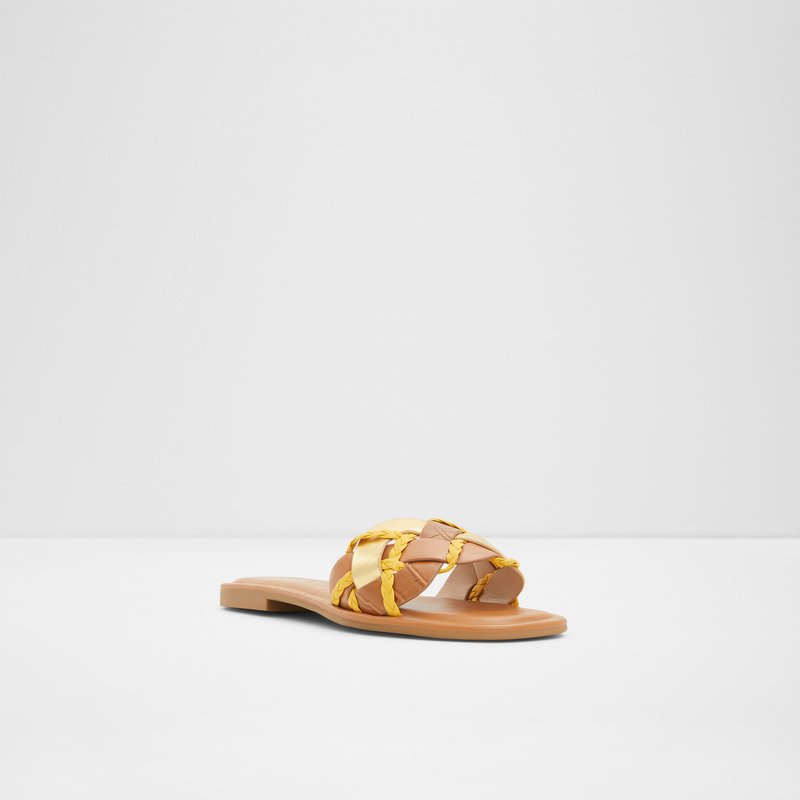 Aldo Lothelalian Flade Sandaler Dame Brune | 315920GRN