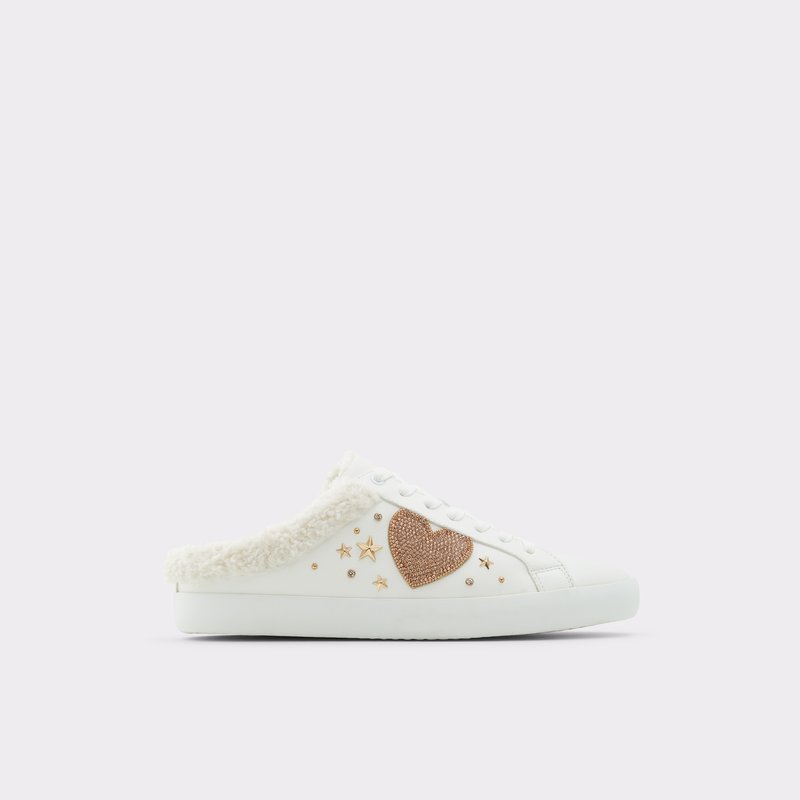 Aldo Lovey Slip On Sneakers Dame Hvide | 519634RIT