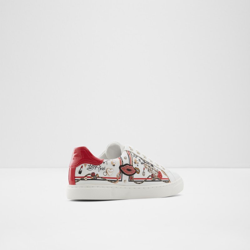 Aldo Meday Blonder Up Sneakers Dame Hvide | 493517EFG