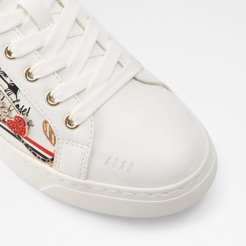 Aldo Meday Blonder Up Sneakers Dame Hvide | 493517EFG