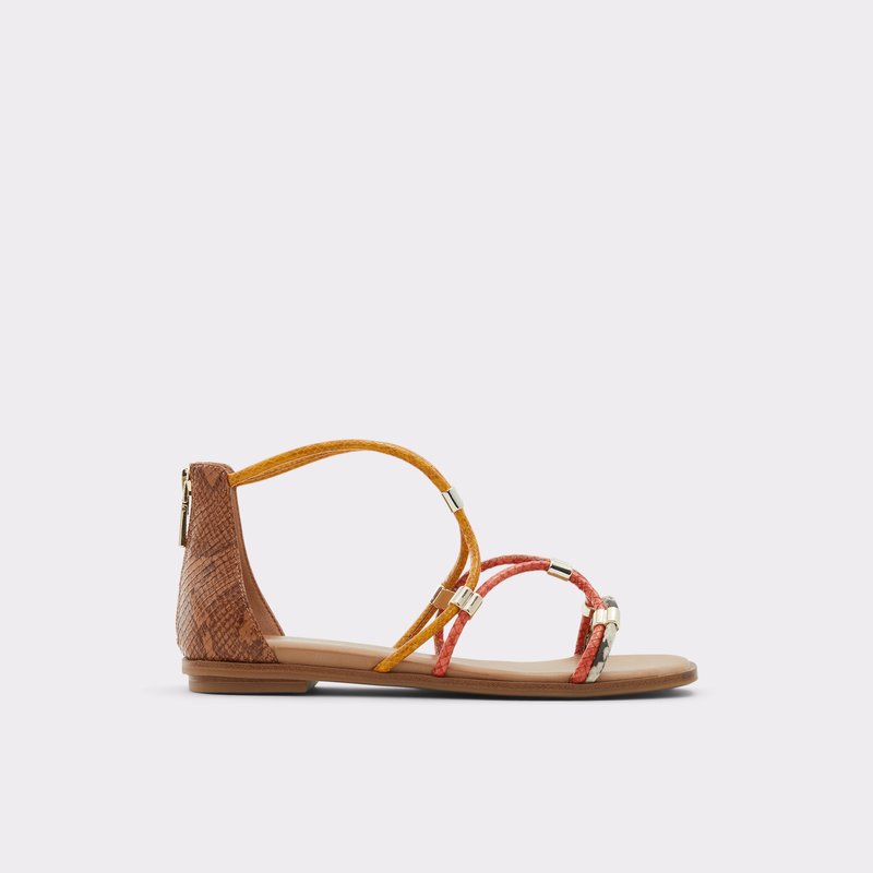 Aldo Oceriwenflex Flade Sandaler Dame Brune | 814096RQV