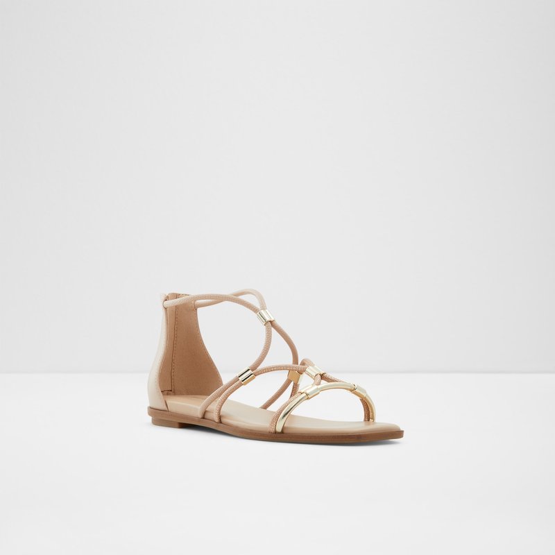 Aldo Oceriwenflex Flade Sandaler Dame Champagne | 346758LRM