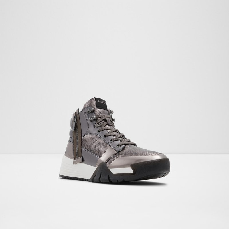 Aldo Palladia High Sneakers Herre Pewter | 062453TIC