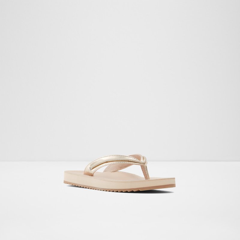 Aldo Polo Casual Sandaler Dame Champagne | 752304AYJ