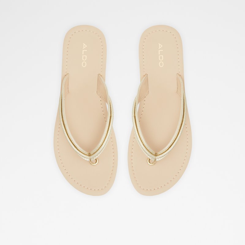 Aldo Polo Casual Sandaler Dame Champagne | 752304AYJ