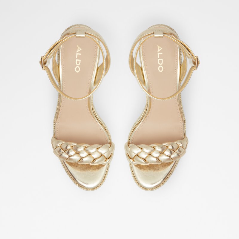 Aldo Saluth Casual Sandaler Dame Champagne | 032471ZTG