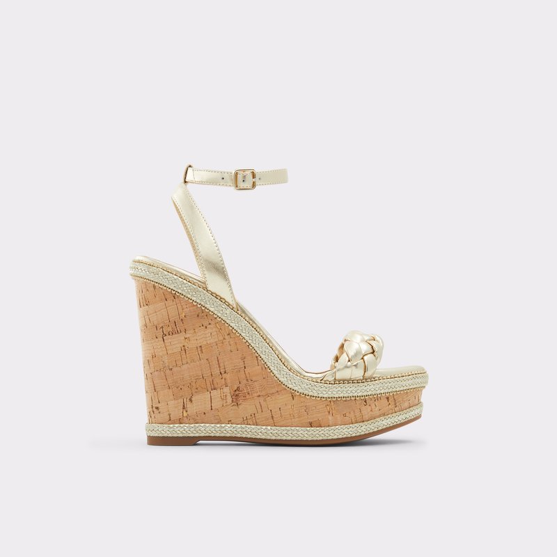 Aldo Saluth Casual Sandaler Dame Champagne | 032471ZTG