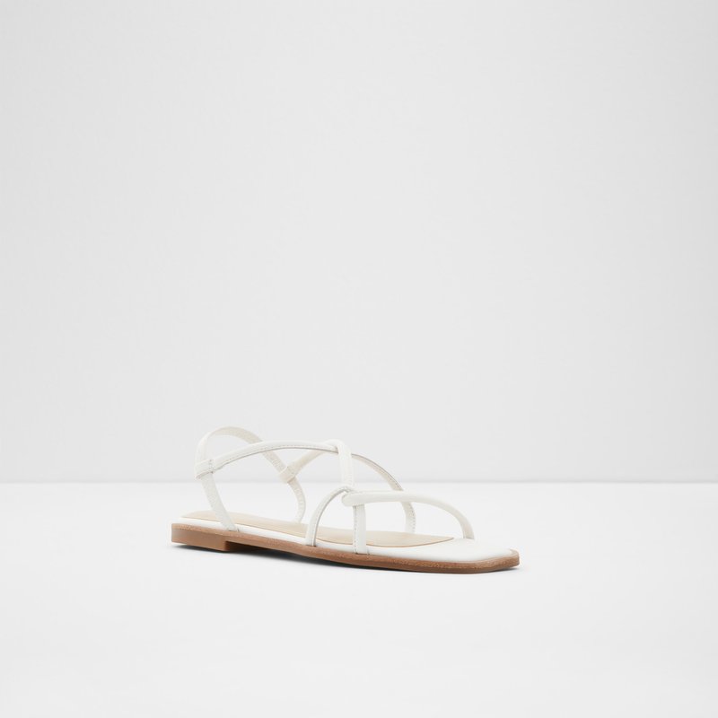 Aldo Toosieflex Flade Sandaler Dame Hvide | 750982RNM