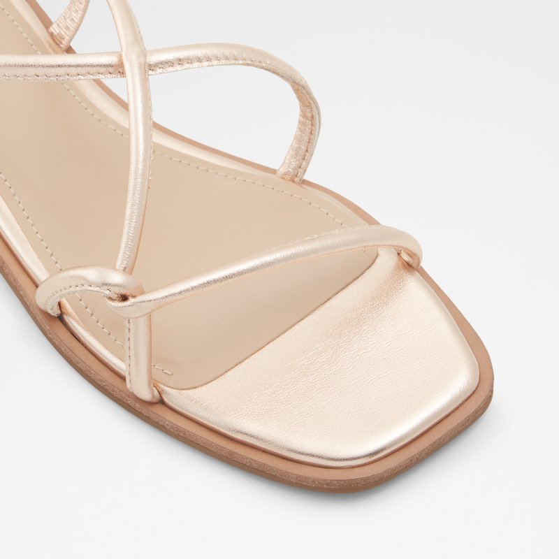 Aldo Toosieflex Flade Sandaler Dame Lyserød Guld | 624590WHD