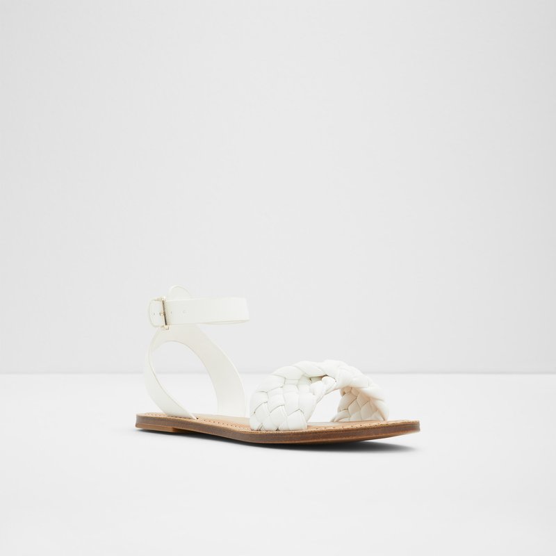 Aldo Tressa Flade Sandaler Dame Hvide | 963785BDW