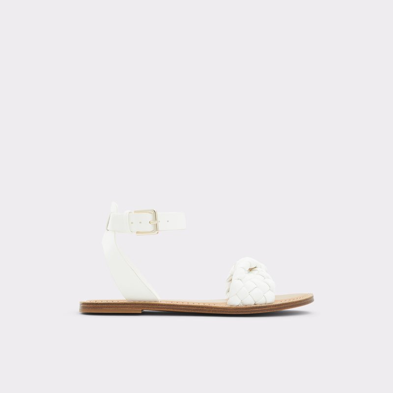 Aldo Tressa Flade Sandaler Dame Hvide | 963785BDW