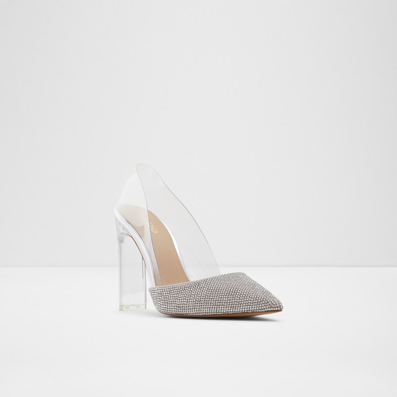 Aldo Violetta Pumps Dame Sølv | 457982NUE