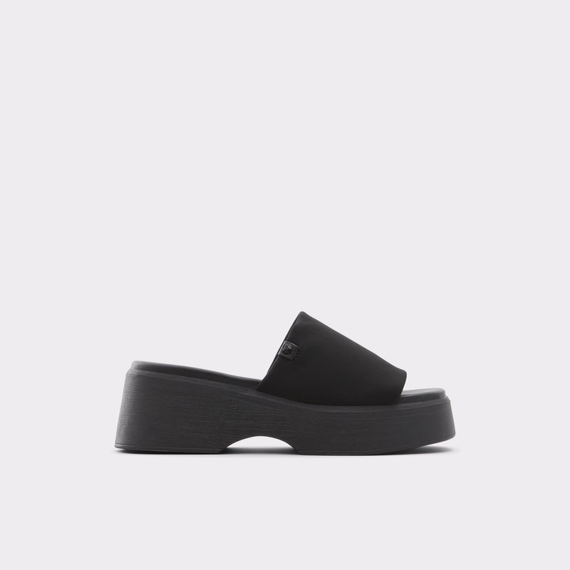 Aldo Yassu Plateau Sandaler Dame Sort | 732508FKU